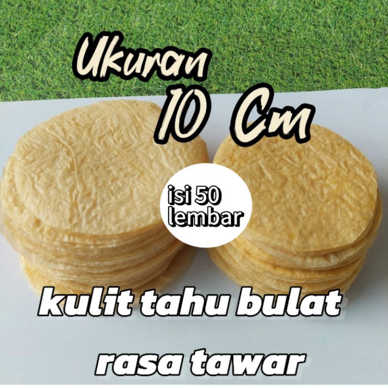 

kulit tahu kering rasa tawar ukuran 10cm lingkaran bulat isi 50lembar