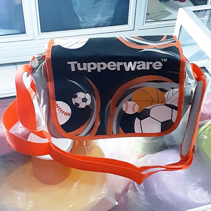 Tas Go Active Tupperware Brand TAS SELEMPANG BACKPACK ASLI ORIGINAL 1 PCS Tas Cowok Tas Cewek Tas Un