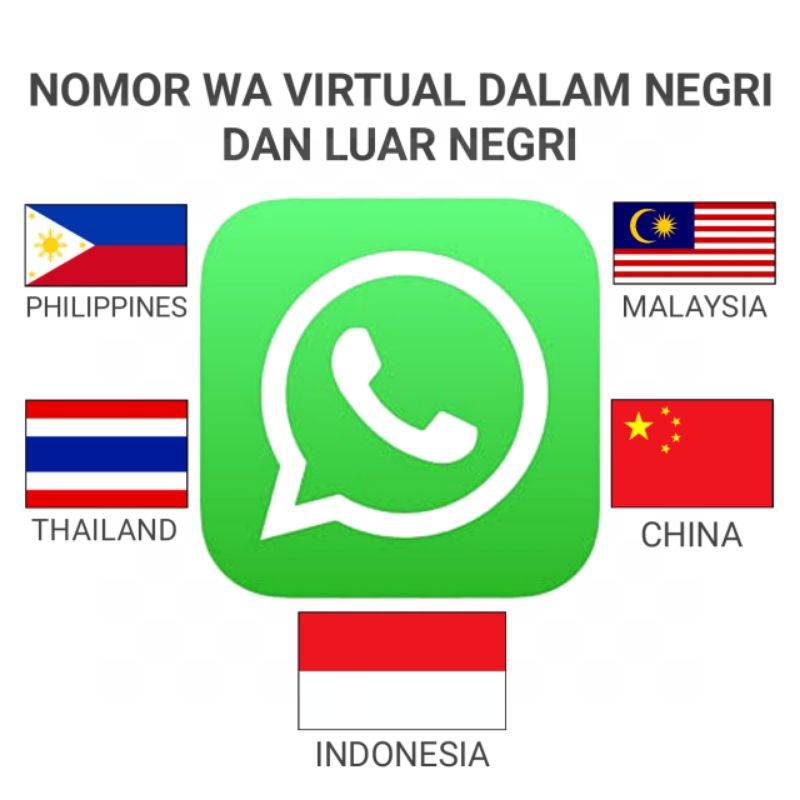 Nomor Wa Virtual Dalam Negri dan Luar