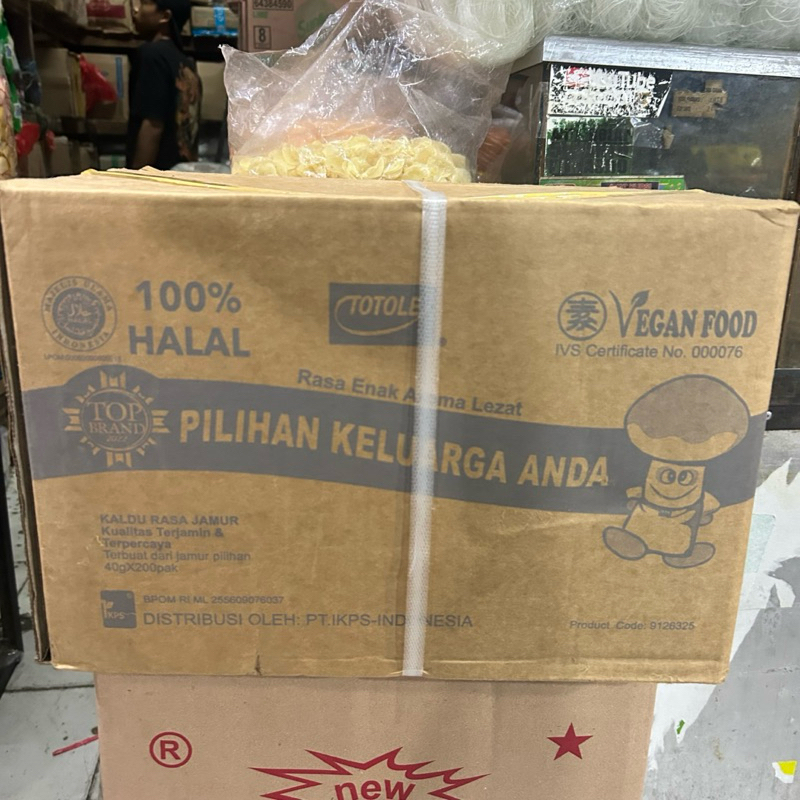 

Totole Bumbu Penyedap Rasa Kaldu Jamur (1 Dus 40gr x 200 pack)