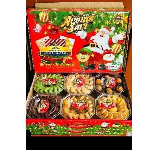 Paket Kue Natal dan Tahun Baru 2024 Aroma Sari / Hampers Natal