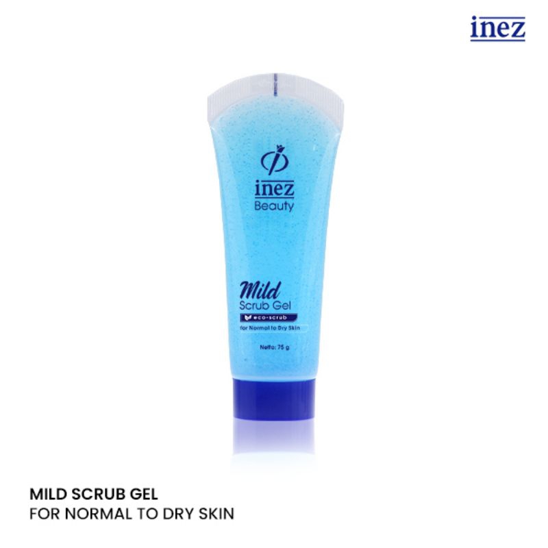 INEZ MILD SCRUB GEL MASKER WAJAH SCRUB WAJAH