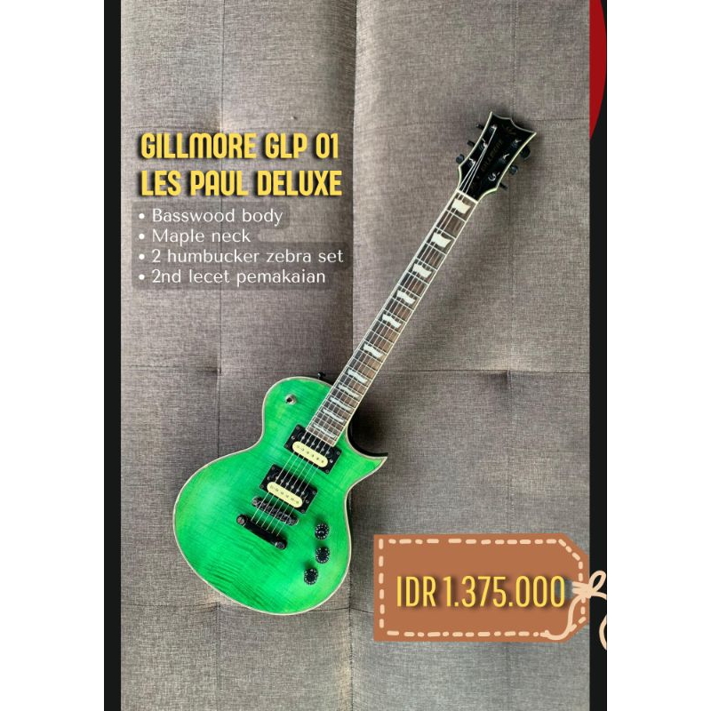 gillmore GLP 01 les paul deluxe plus admin 7.5%