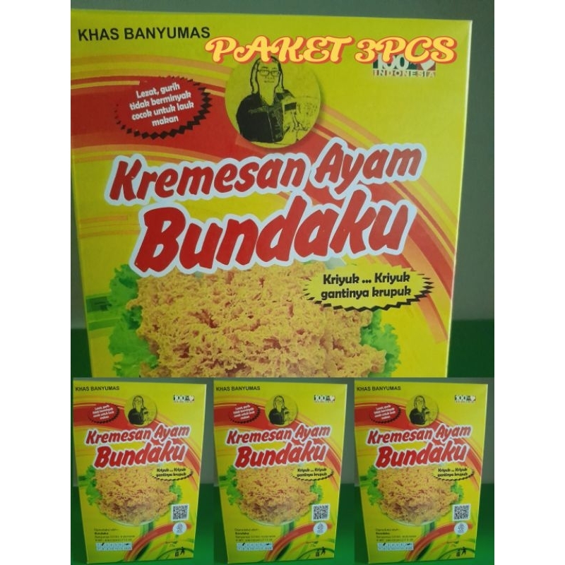 

PAKET 3PCS KREMESAN AYAM BUNDAKU 75GR