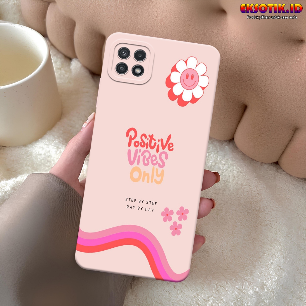 Case Samsung A22 5G - Casing Samsung A22 5G - Fashion Case - Silikon Samsung A22 5G  - Motif Keren D