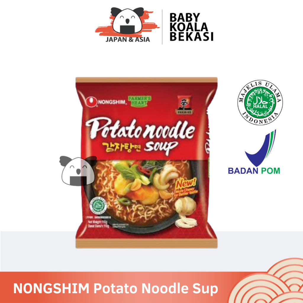 

NONGSHIM Potato Noodle Soup 110 g Halal | Ramyun-- Bekasi