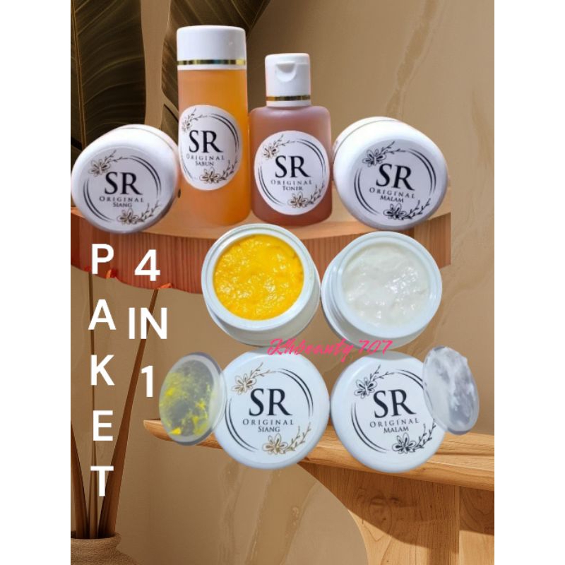 (FREE BONUS) PAKET 4 IN 1 cream SR ORIGINAL | SR Cream|TERMURAH cream SR