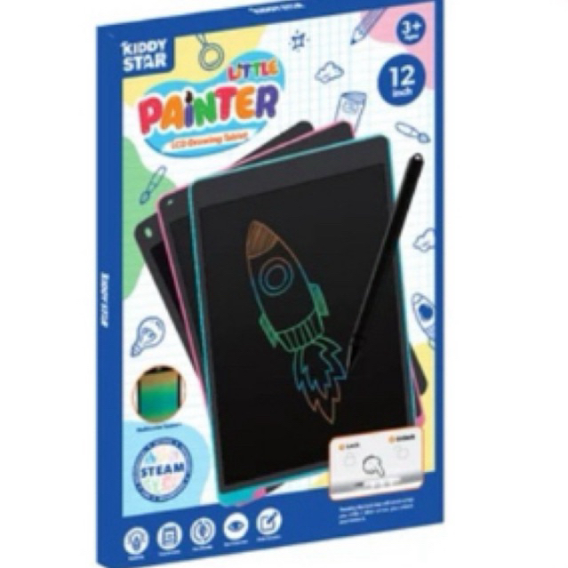 Kiddy Star 12 Inci Lcd Drawing Board