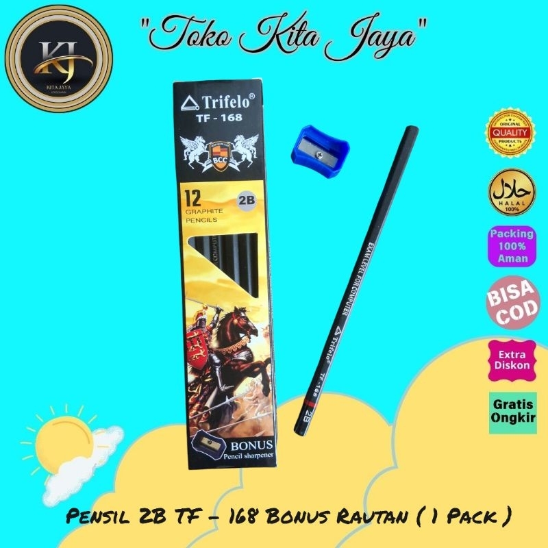 

Pensil 2b TF - 168 ( 1 Pack )