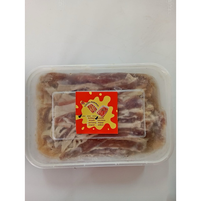 

daging marinasi beef brisket bulgogi