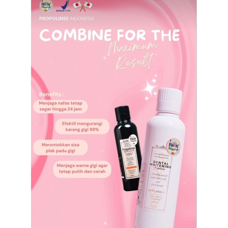 Pieras Propolinse Dental Whitening 600ml RB7