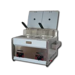 OSSEL GAS FRYER ET-RZL-2 DEEP FRYER GAS 2 TANGKI 6 LITER X 2