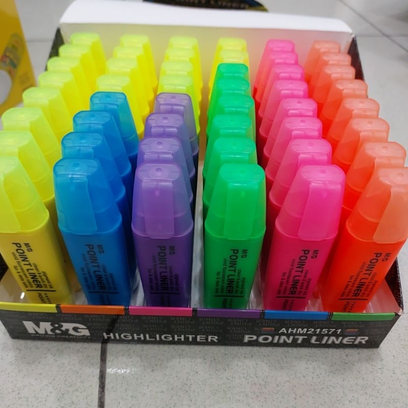 

Scented Highlighter Stabilo Warna Warni Merk M&G Point Liner Wangi Aroma Buah