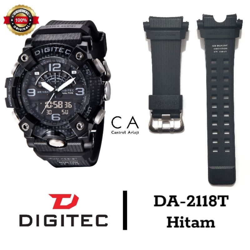 Strap Jam Tangan Digitec DA-2118T Original