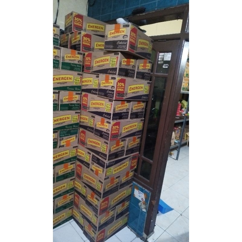 

ENERGEN COKELAT, VANILA, KACANG HIJAU,JAHE DPT 5 PCS COCOK BUAT SARAPAN PAGI