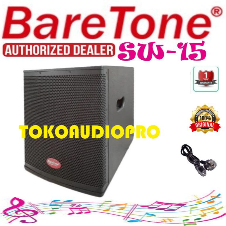 Subwoofer Aktif Baretone SW15 15-inch Aktif Subwoofer sw-15