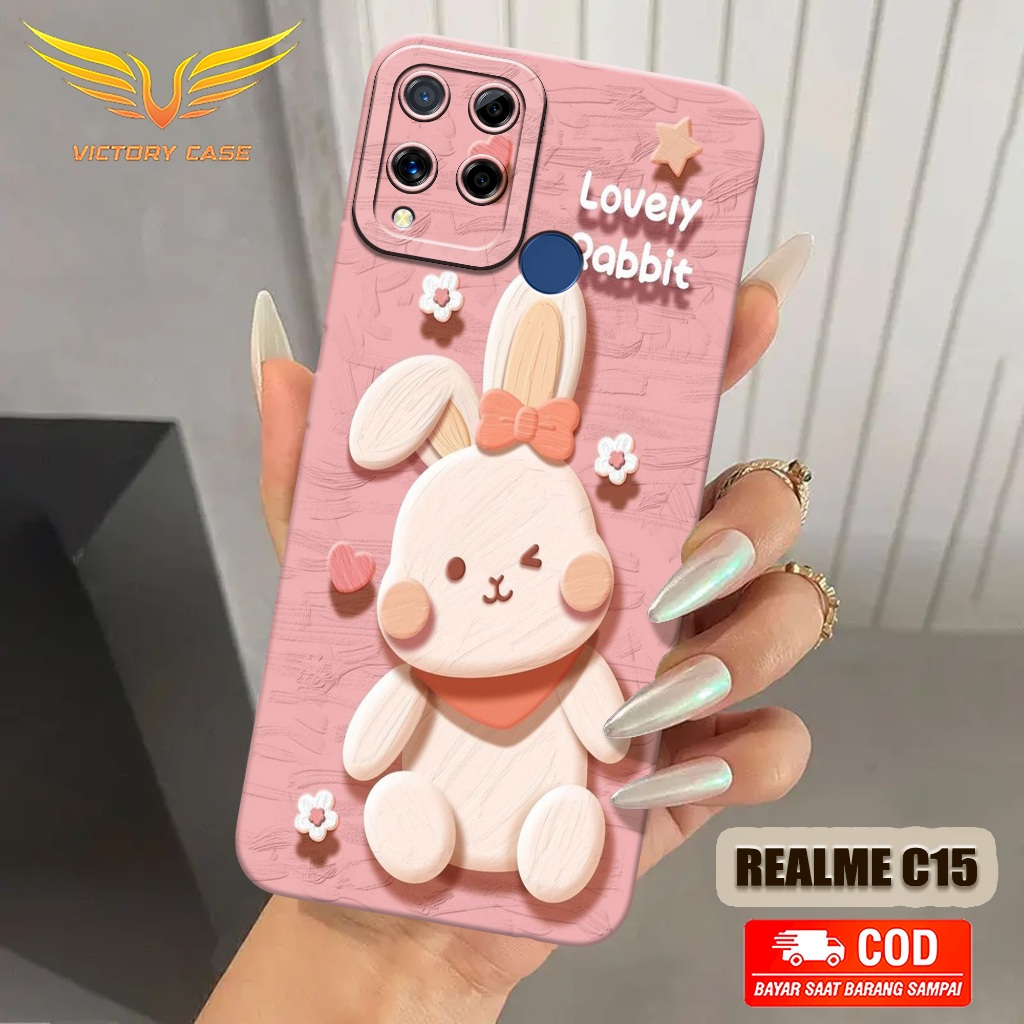 New Kartun Case - Softcase Realme C15 Terbaru - Case Hp Realme C15 - Casing Realme C15 - Case Lentur