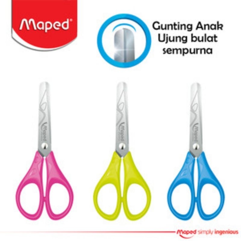 

Maped Gunting Essential 13 cm - Ujung Bulat