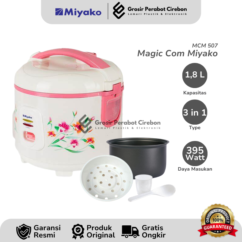 MIYAKO RICE COOKER MCM-507 / MCM 507 RICE COOKER MIYAKO