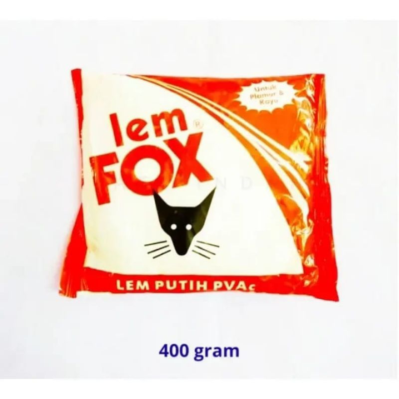 

Lem Putih Fox Sachet 400 Gr Warna Orange