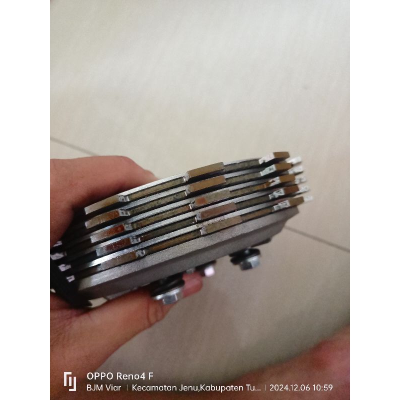 kampas kopling set kaisar ruby250 original