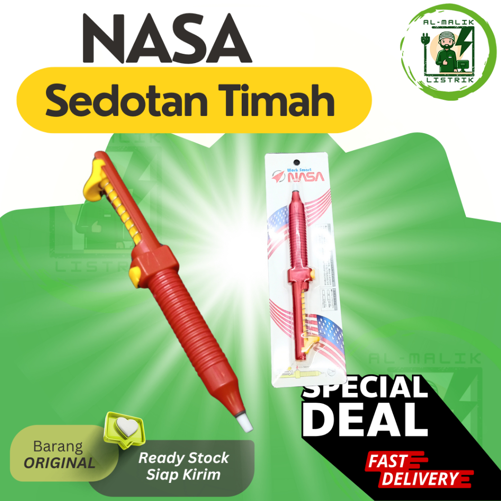 Sedotan Timah NASA Penyedot Timah Solder Sedot Timah Sedotan Timah Soldering Sucker
