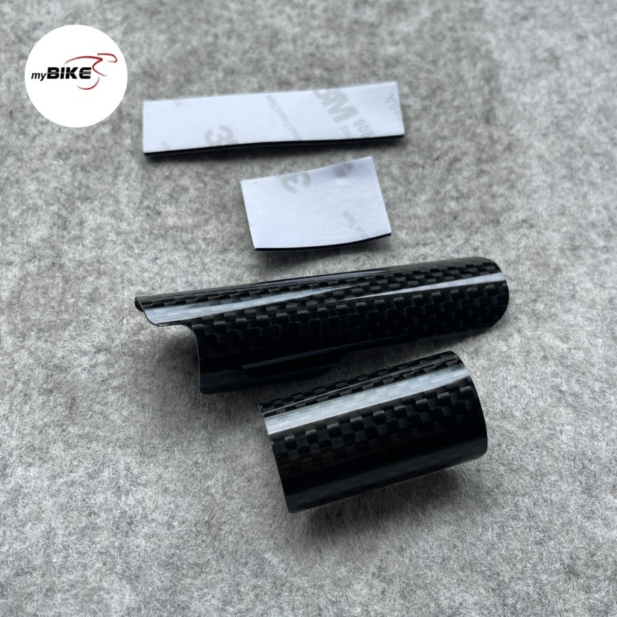 Aceoffix chain and rear frame protector carbon set folding bike