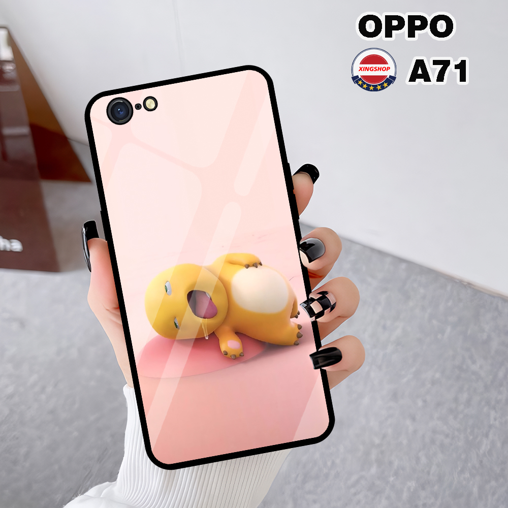 [ HC62 ] Case Glossy OPPO A71  | Case Kekinian Murah Kualitas Premium | Xing All Shop| MOTIF DINO KU