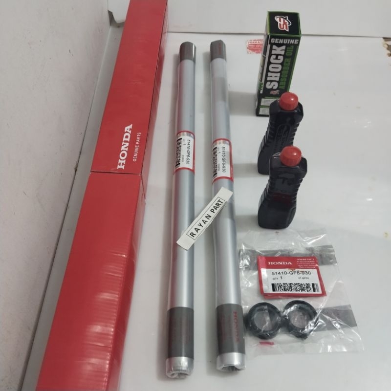 As shock depan honda win win win win win gf6 sepasang sok+sil+oli original AHM