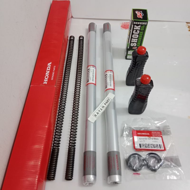 As shock depan honda win win win win sok+per+sil+oli komplit original AHM-GF6