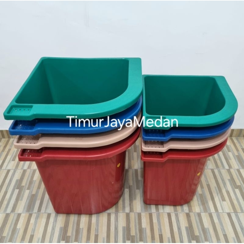 Bak Air Bak Mandi Plastik Sudut Besar Kecil