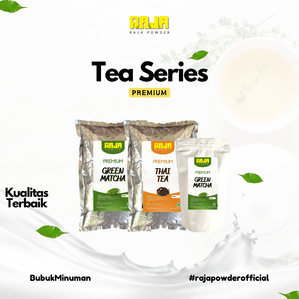 

Bubuk Minuman Tea Series Varian Premium Terbaik Powder 500 gram