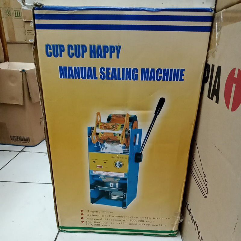 cup cup happy manual sealing machine