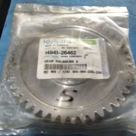 Rd160 gear balancer 3 gigi balance kubota rd160 knd 180 knd190 knd220 knd250 original