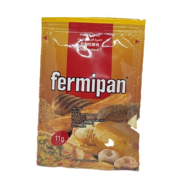 

Fermipan Ragi Instan 11 g / Pengembang Roti