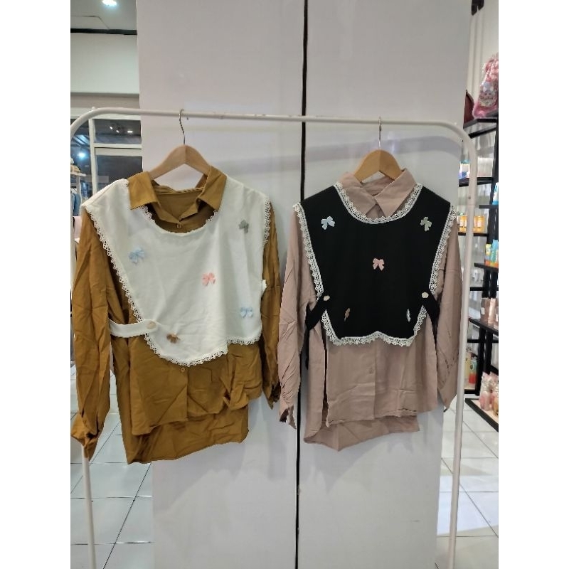 kemeja wanita vest pita