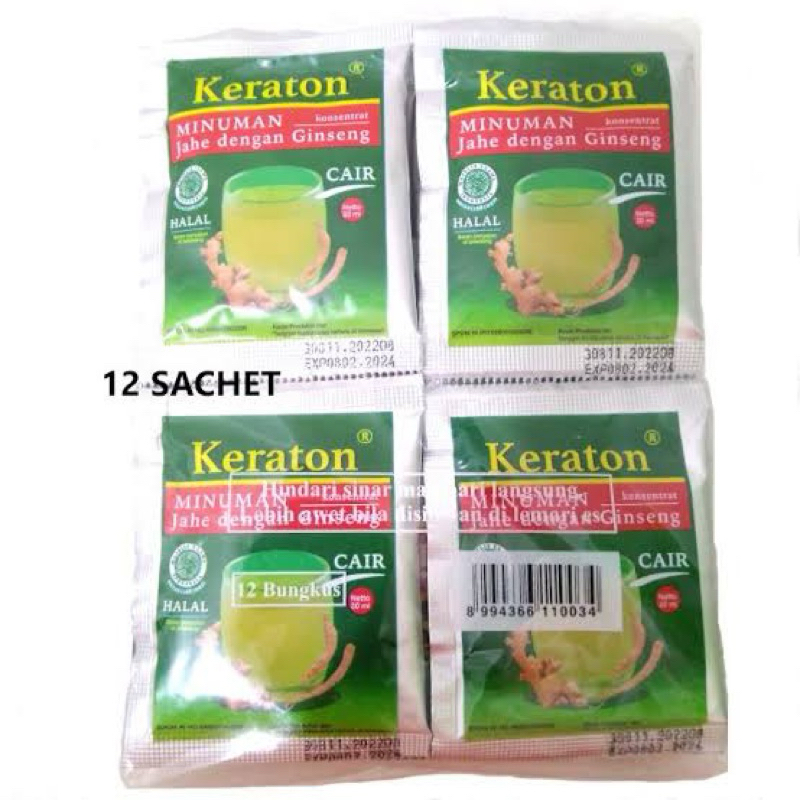 

sari jahe keraton 12 sachet