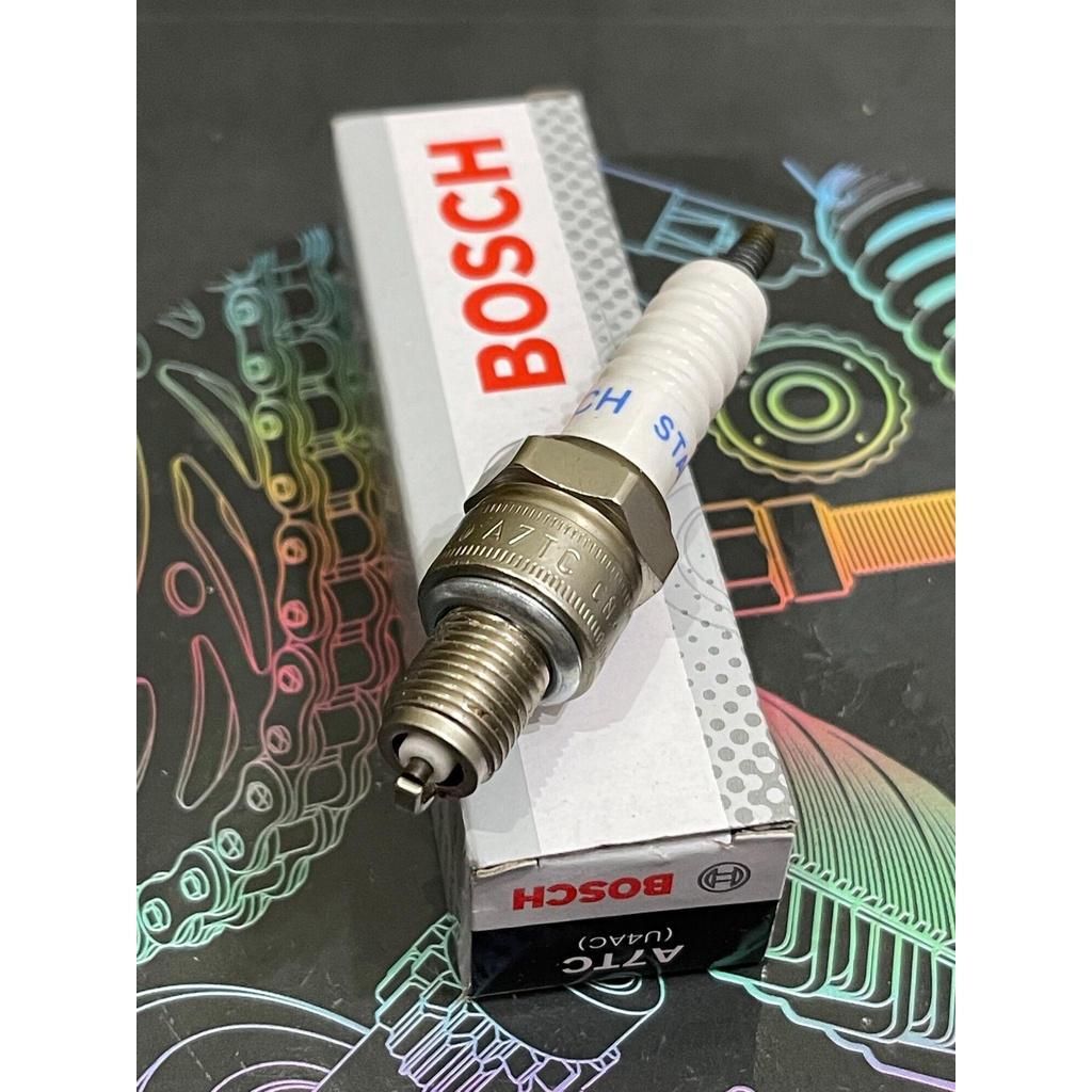 [1 PCS] BUSI BOSCH U4AC/U5AC SUPRA FIT, GL BOSCH X5DC, BUSI MESIN RUMPUT BOSCH WS7F, 2T PENDEK BOSCH