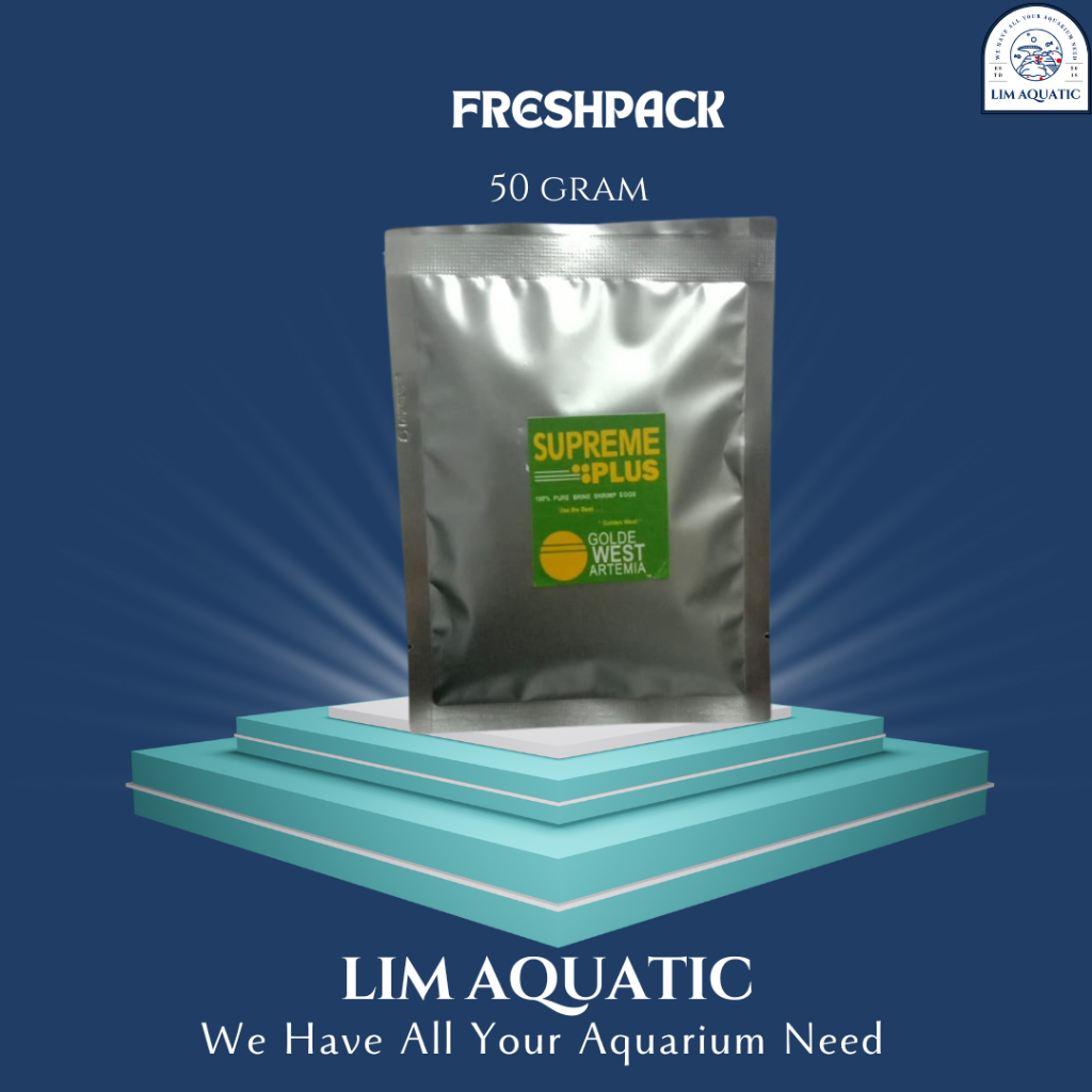 ( FRESHPACK ) ARTEMIA SUPREME 50 GRAM / ARTEMIA SUPREME PLUS / SUPREME PLUS