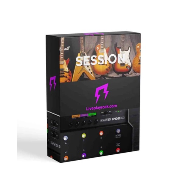 Liveplayrock Session Player Pod Go Line 6 presets