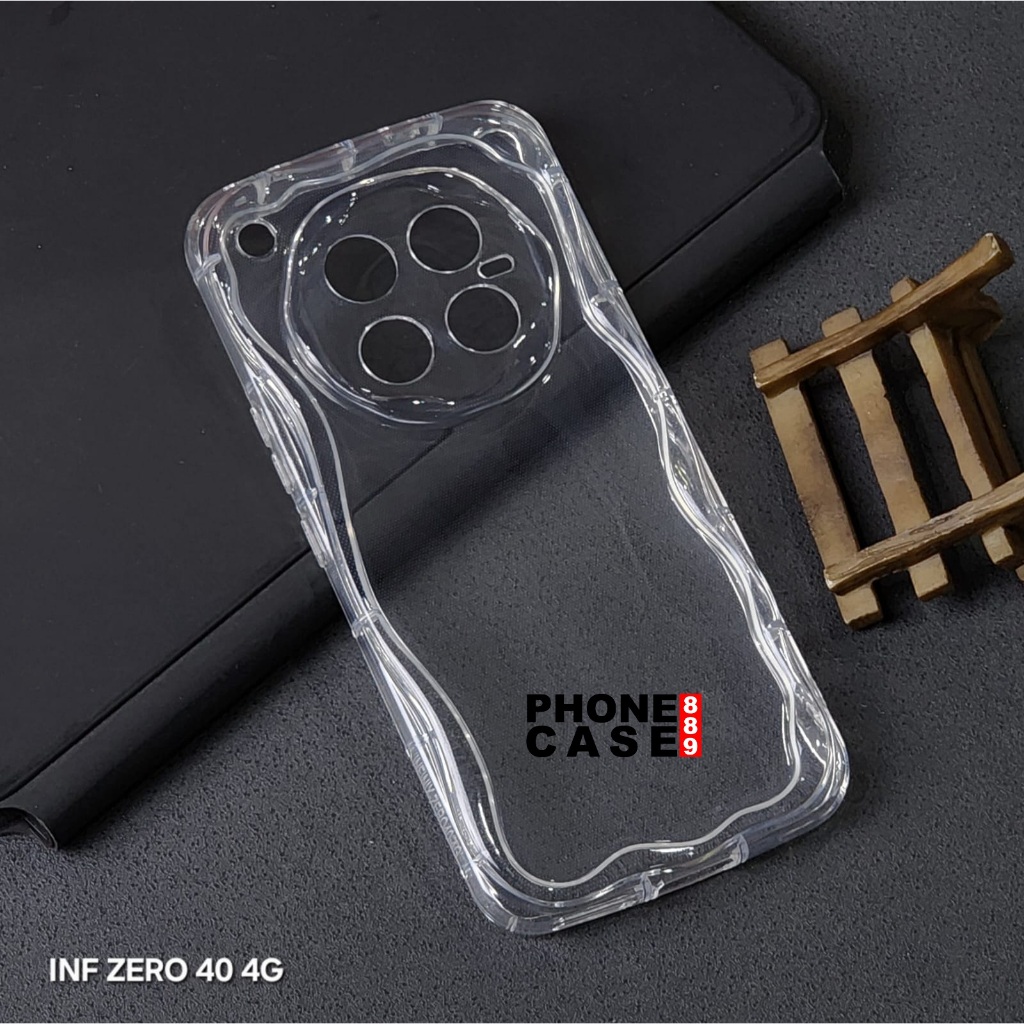 CASE INFINIX ZERO 40 4G INFINIX ZERO 40 5G SOFT CASE MELTING WAVY CHROME CASE G01 INFINIX ZERO 40 4G