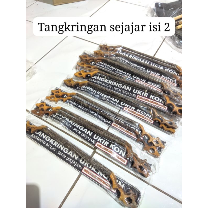 TANGKRINGAN UKIR KONIN SOGON AMPLAS MUTIARA SEJAJAR ISI 2 TANGKRINGAN UKIR KONIN