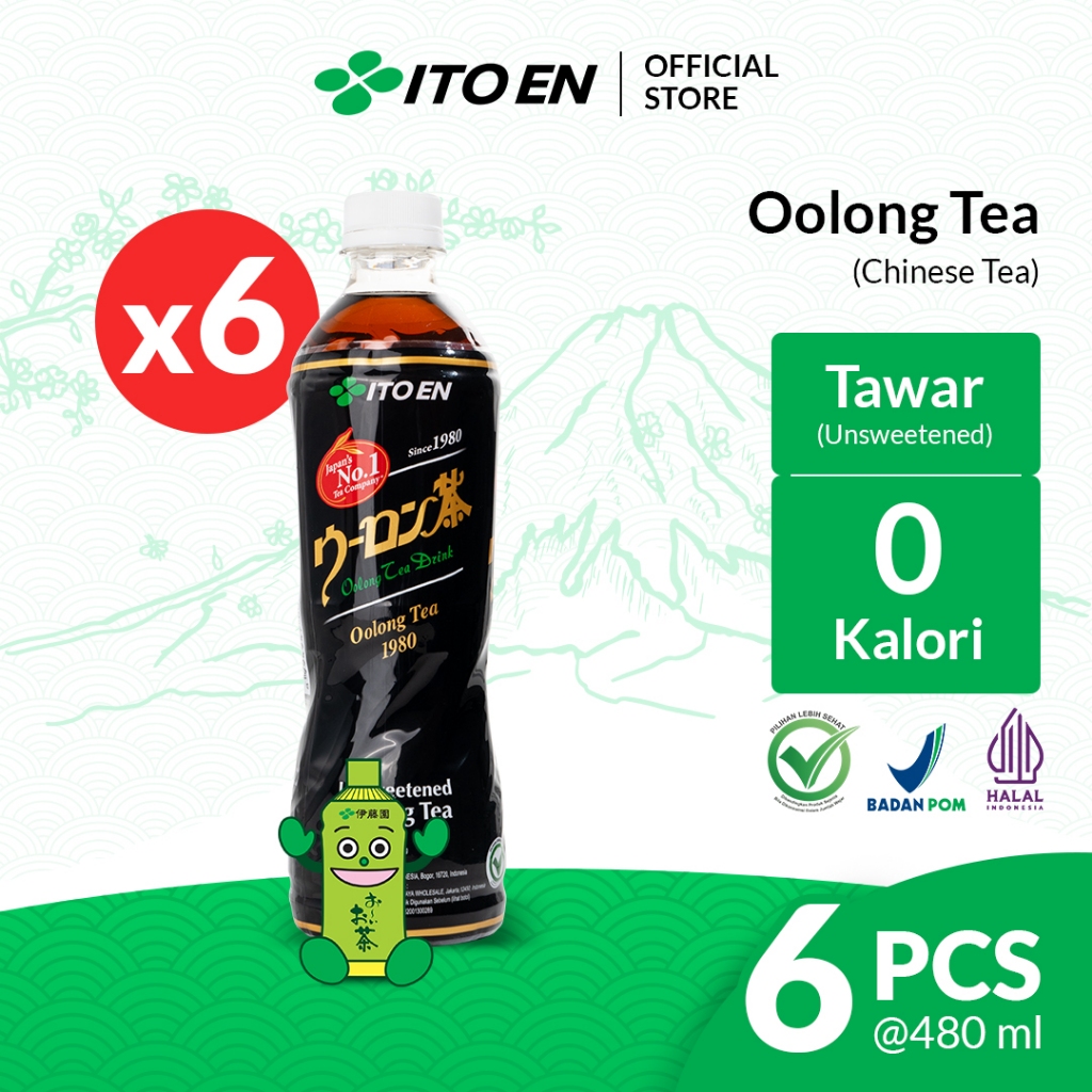 

ITO EN Oolong Tea No Sugar 480ml isi 6 pcs