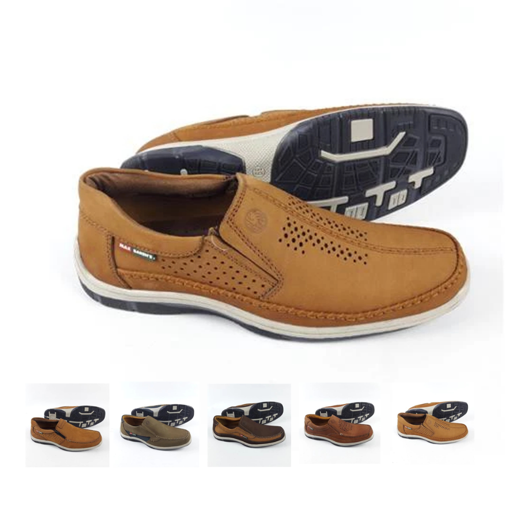 SEPATU KULIT PRIA KASUAL MOCCASIN MAXBARENS