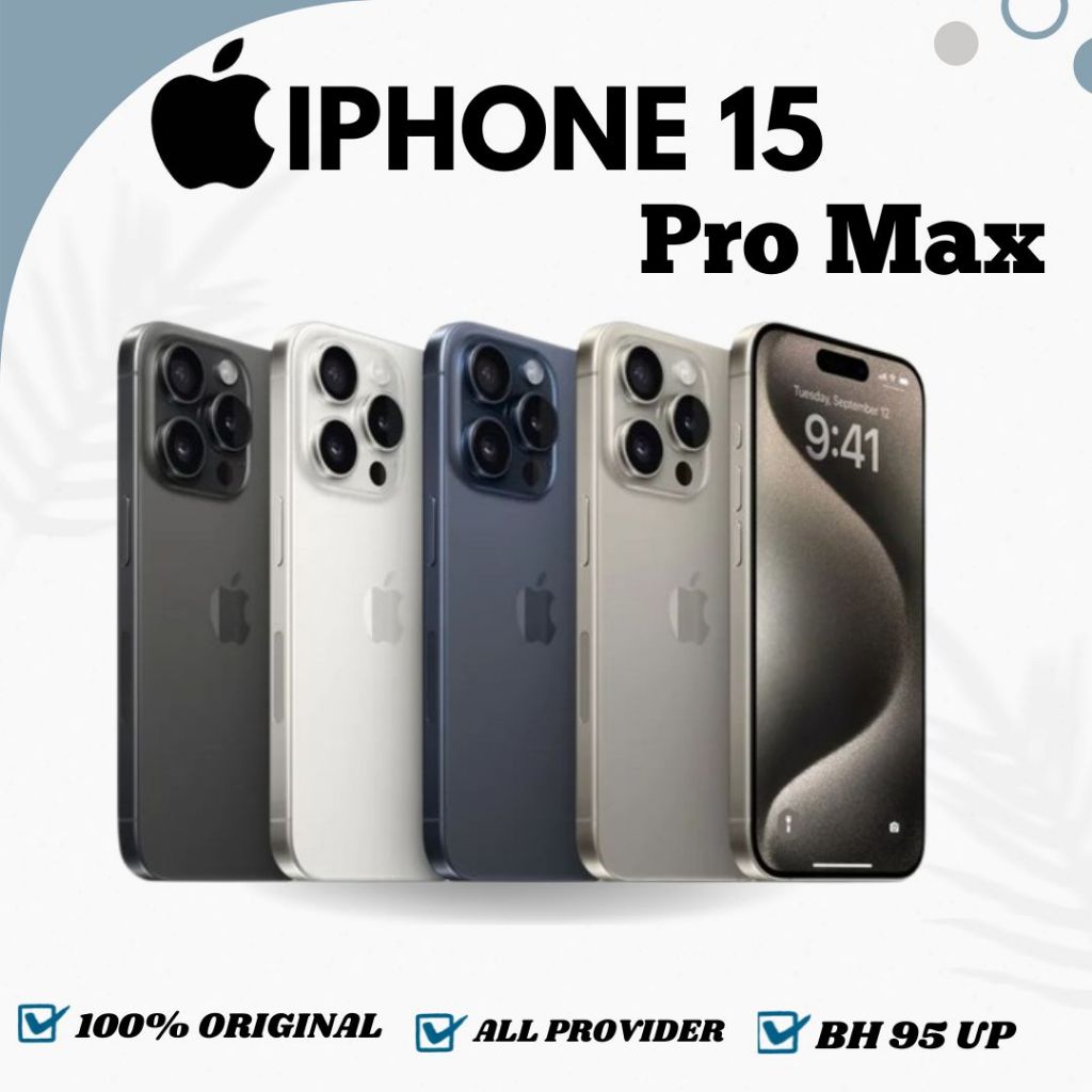 Iphone 15 Pro Max 512 Iphone second iphone 15 pro max bergaransi iphone original mulus