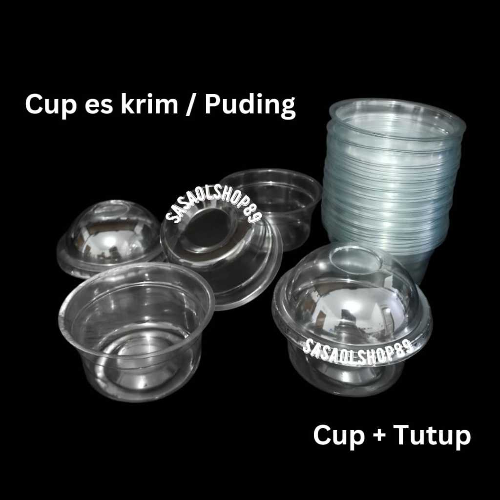Cup Es krim (50pcs) Cup puding Jelly 120ml