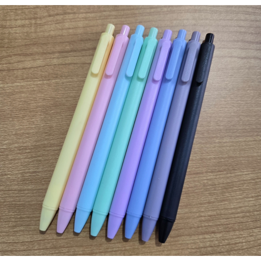 

Pen PASTEL / Pulpen Bolpoint Hitam Warna Warni PASTEL Murah