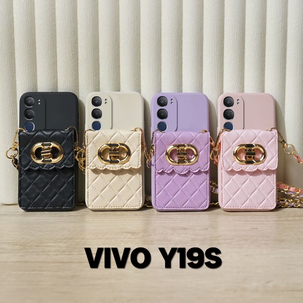 Softcase Dompet DR For tipe VIVO Y19S - Case Dompet Hp