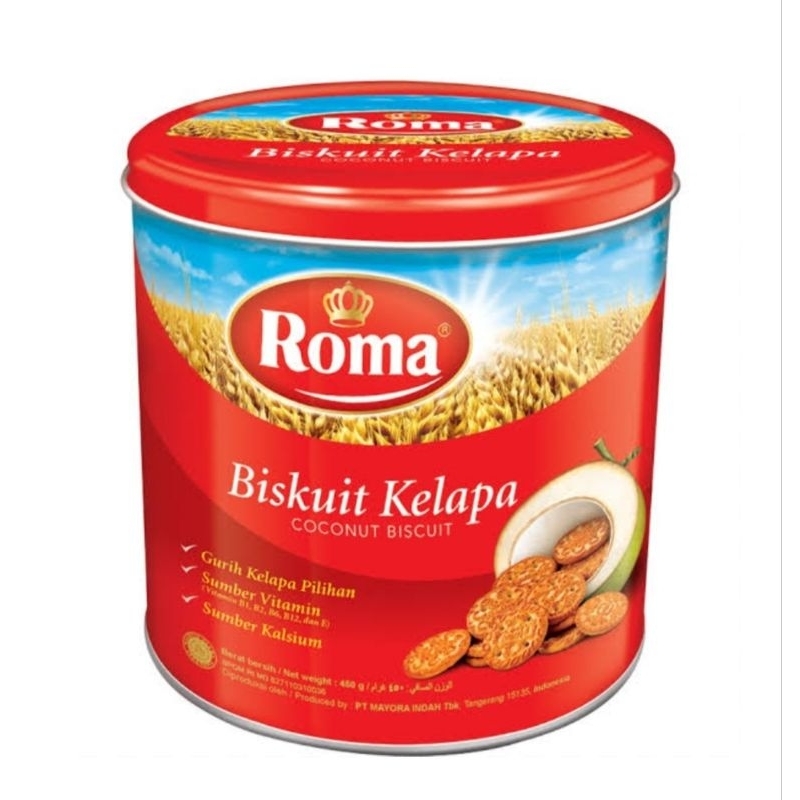 

Roma Biskuit Kelapa Kaleng 345 gram