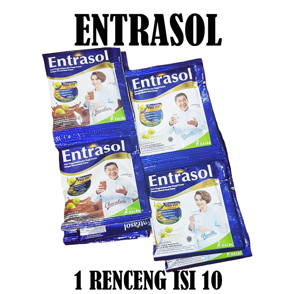 

ENTRASOL SUSU KALSIUM RENCENG ISI 10